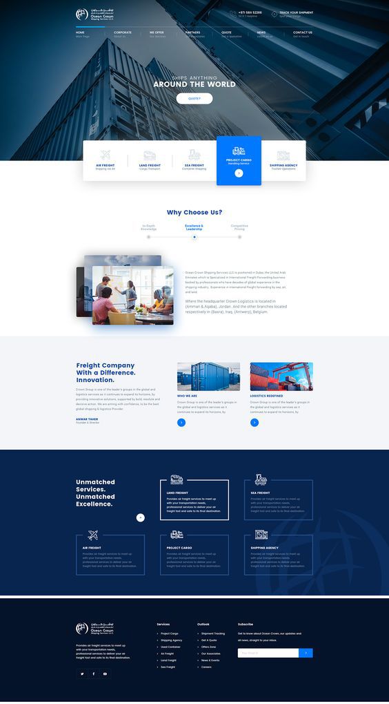 Logistics Website